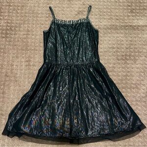 NWT - Abercrombie Kids Black Shimmer Dress